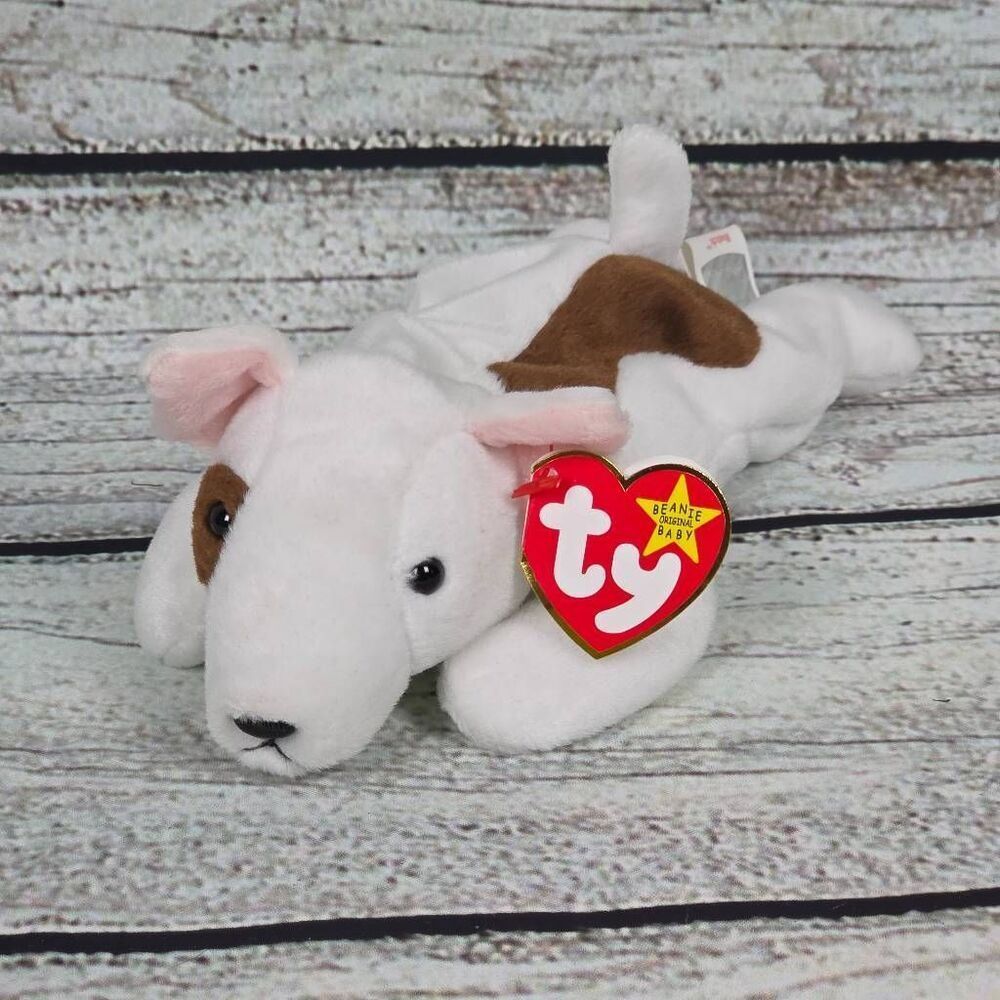 TY Beanie Baby Butch Bulldog Dog Plush NWT 1999